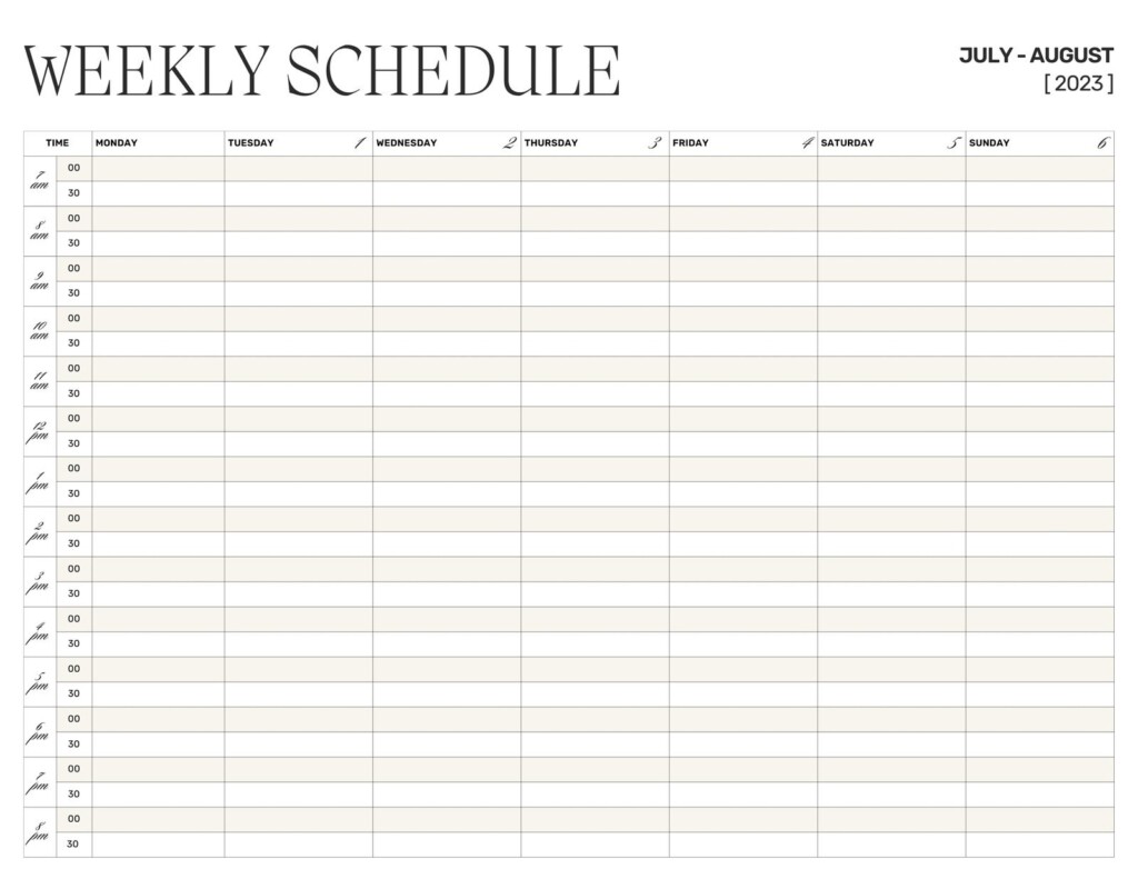 Free And Customizable Weekly Planner Templates Canva Worksheets Library