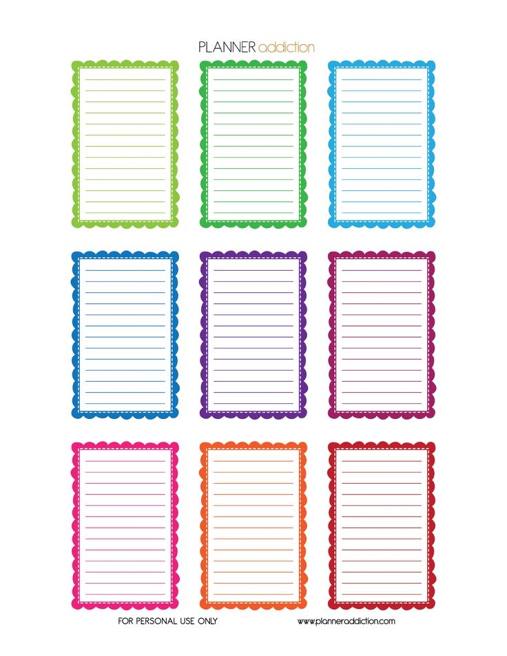 Free Big Happy Planner Printables Templates Printable
