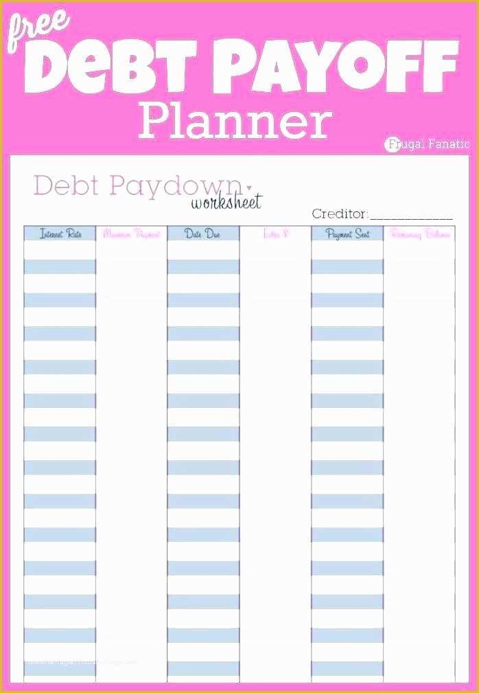 Free Bill Planner Template Of Free Printable Monthly Bill Payment Log 