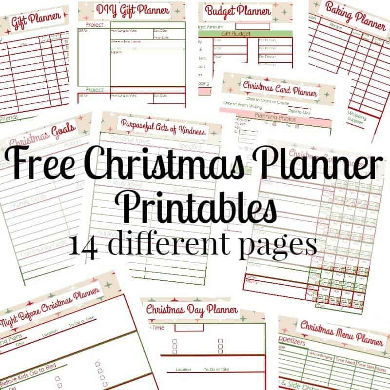 Free Christmas Planner Printables