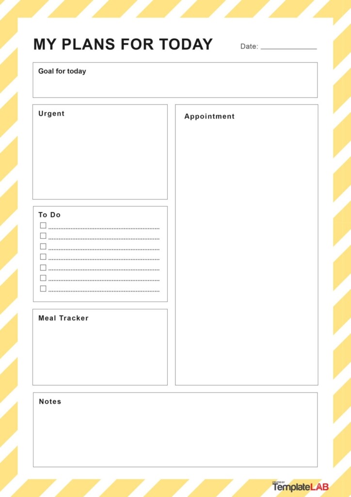 Free Daily Planner Template Printable Printable Templ Vrogue co