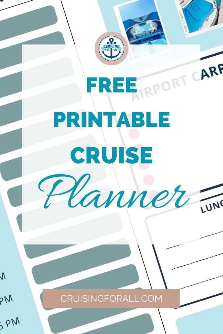 Free Digital And Printable Cruise Planner