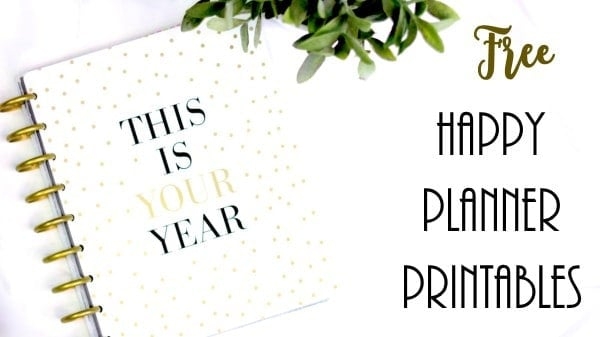Free Happy Planner Printables Customize Online Print At Home