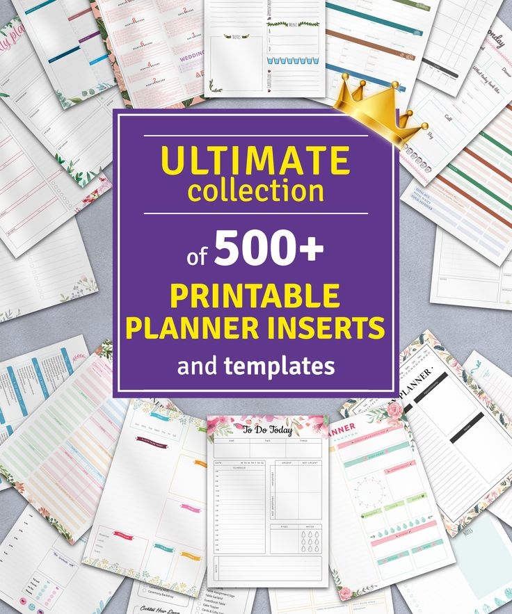 Free Planner Insert Printables Printable Sight Words List