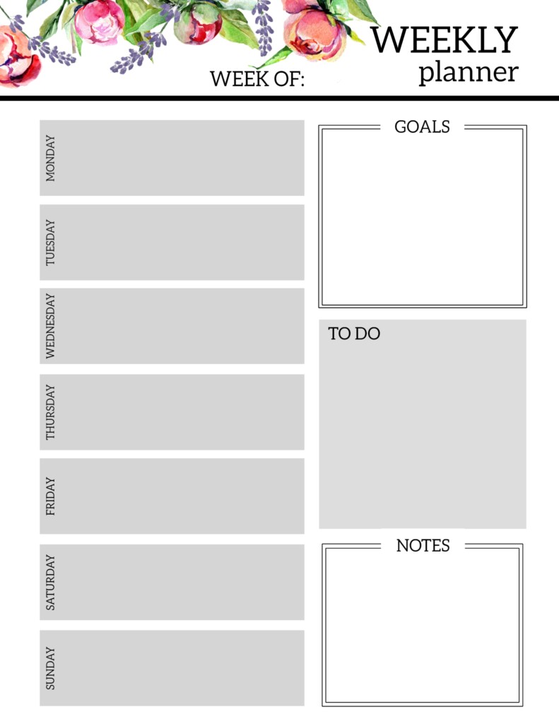 Free Planner Printable