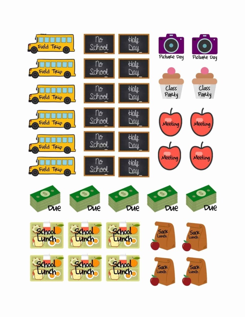 Free Planner Printable Stickers