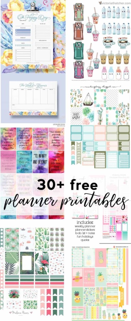 Free Planner Printables Images go banana