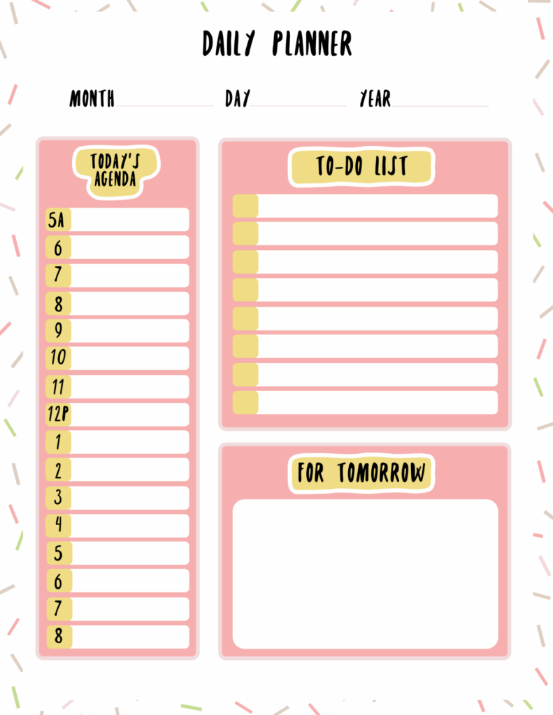 Free Planner Printables Weekly Monthly Daily Adanna Dill