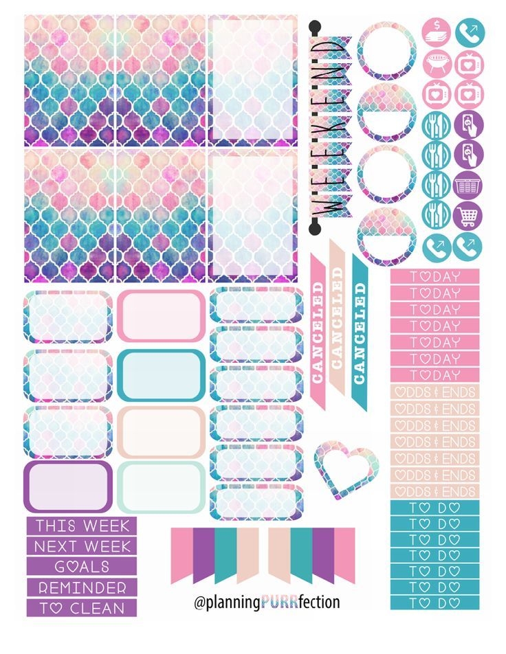 Free Planner Sticker Printables Printable Calendars AT A GLANCE