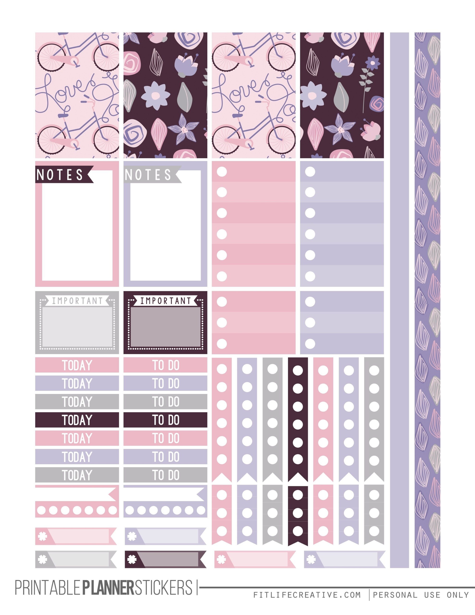 Free Planner Sticker Printables Printable Sight Words List