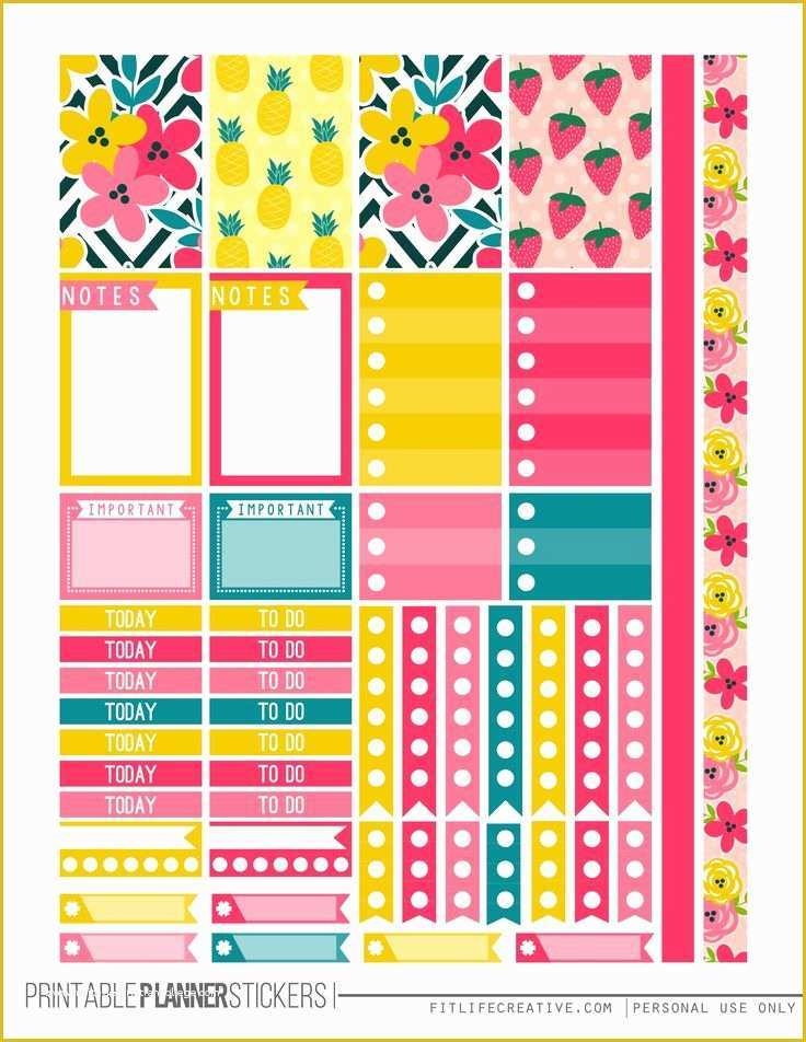 Free Planner Sticker Template Of Mambi Me My Big Ideas Happy Planner 