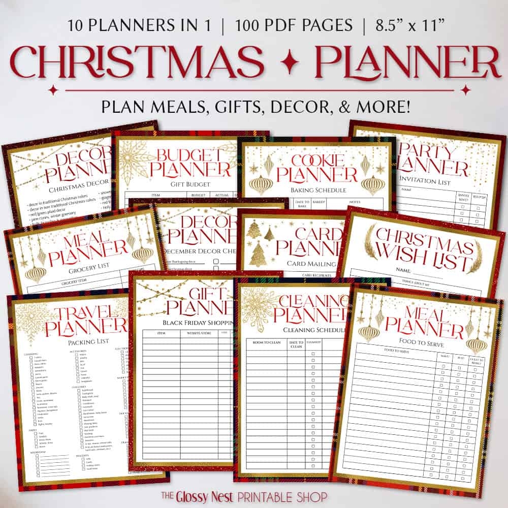 Free Printable Christmas Meal Planner Printable To Prep A Feast