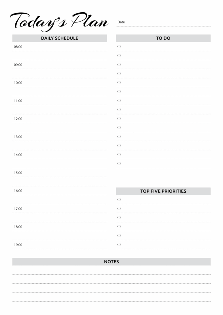 Free Printable Daily Planner 2025 Pdf Silke M Olesen