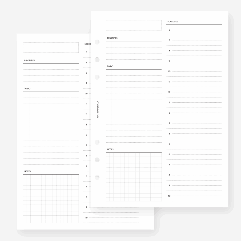 Free Printable Daily Planner Inserts Download Free Printable Daily 
