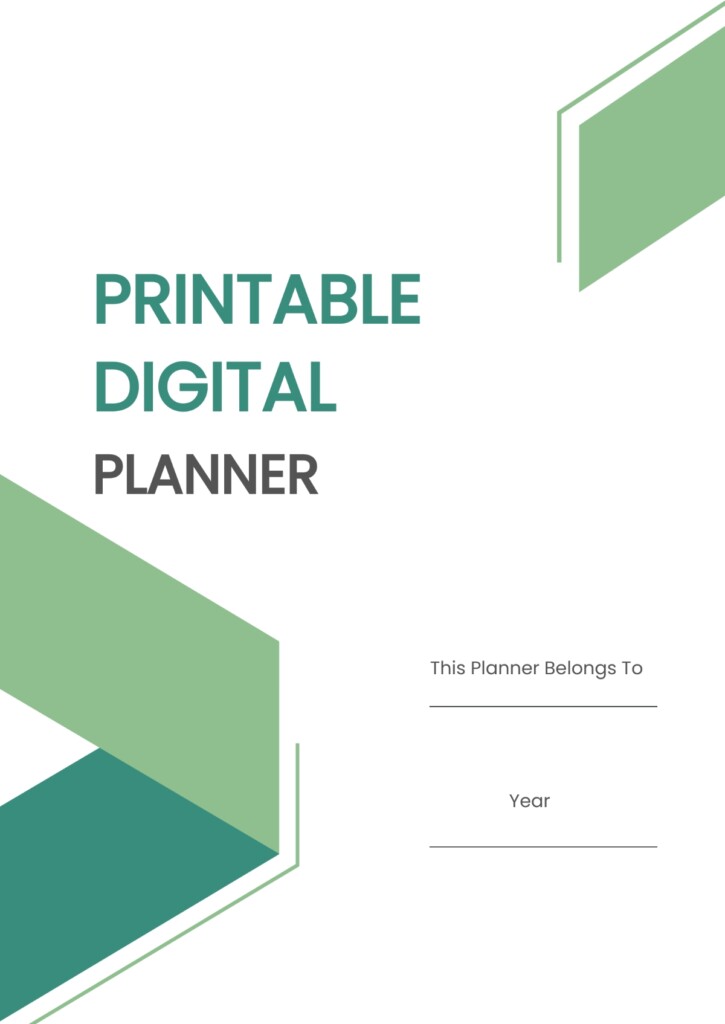 Free Printable Digital Planner Template To Edit Online