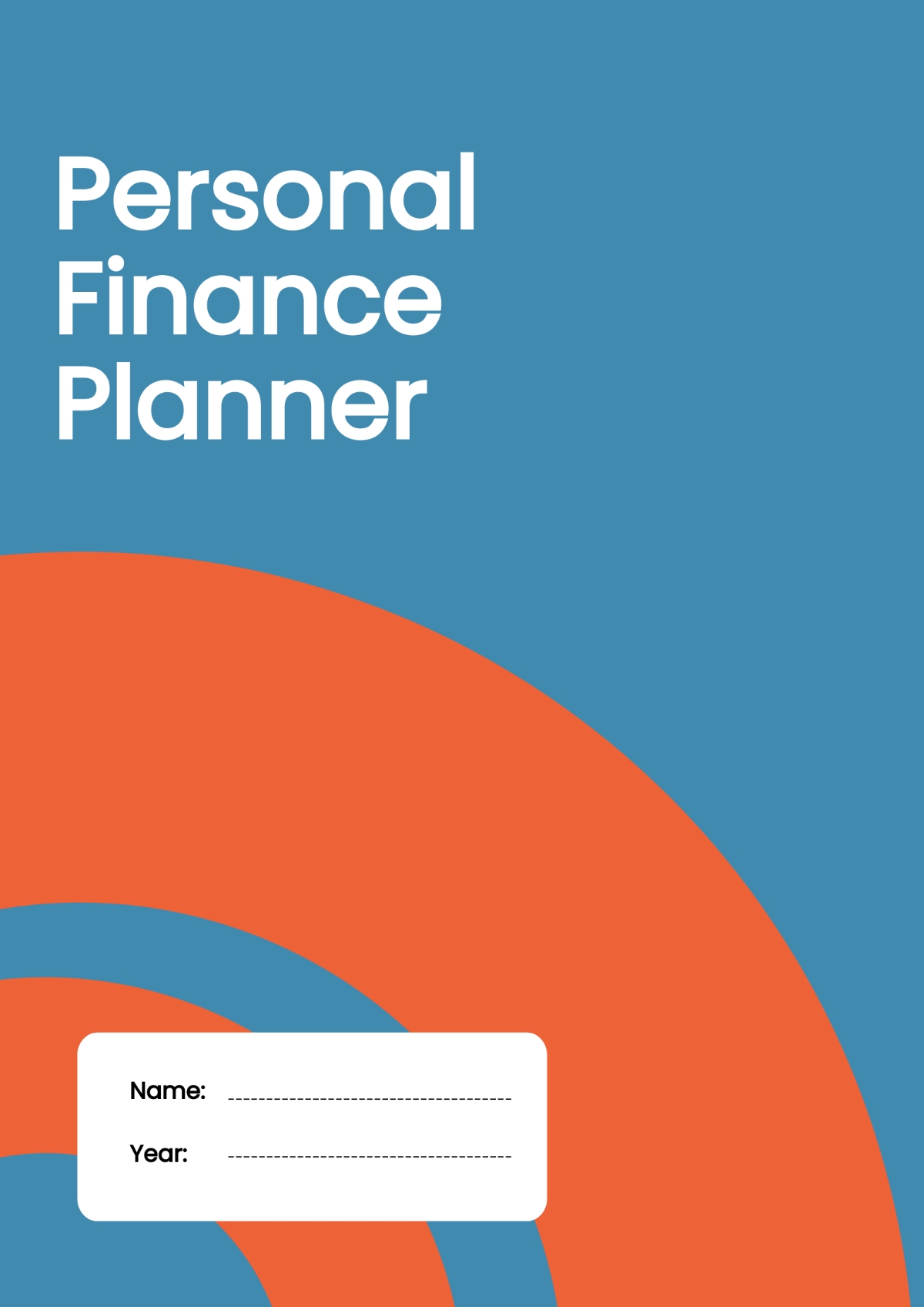 Free Printable Financial Planner Template To Edit Online