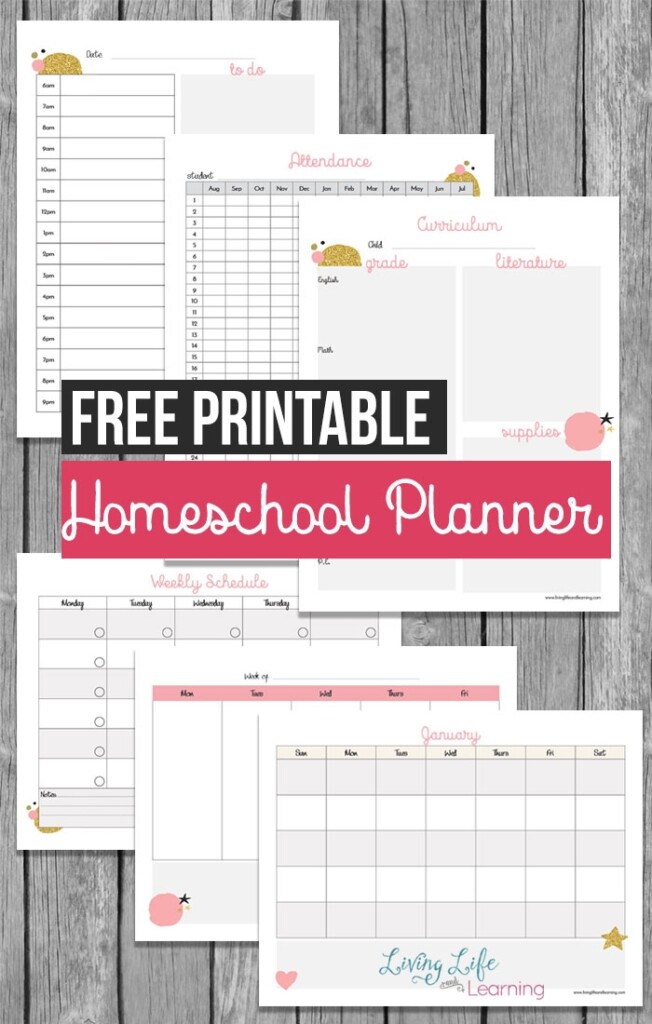 Free Printable Homeschool Planner