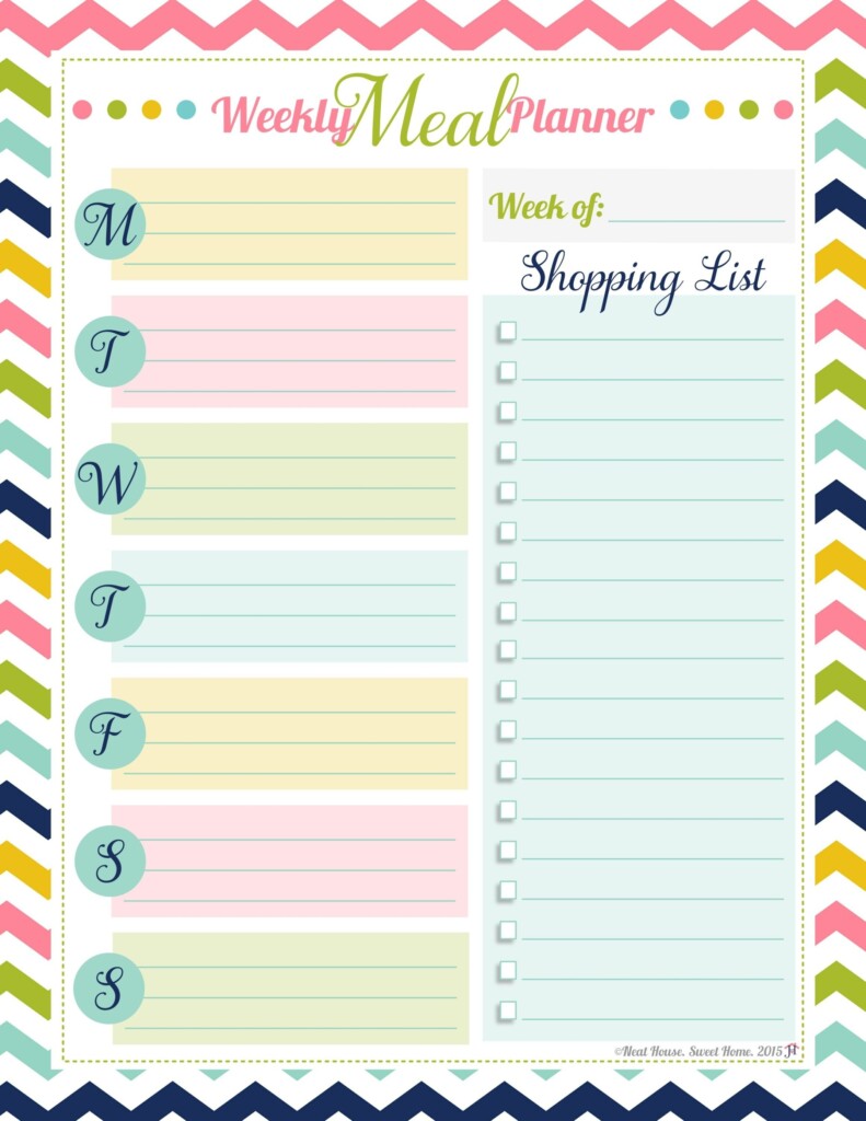Free Printable Meal Prep Planner Mensresults