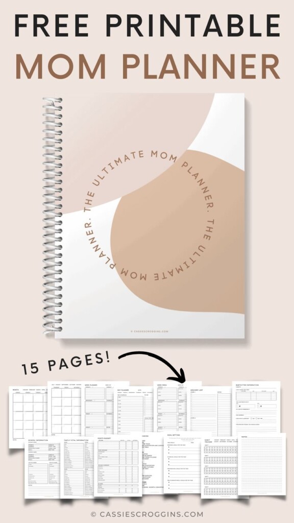 Free Printable Mom Planner 45 Page Ultimate Mom Planner In 2022 