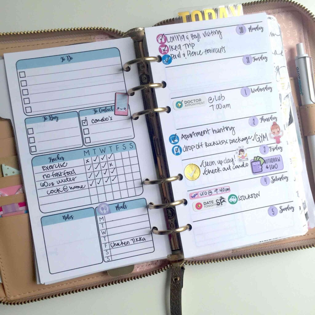 Free Printable Planner Inserts
