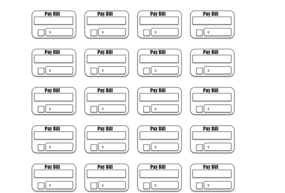 Free Printable Planner Stickers Black And White Download Free 