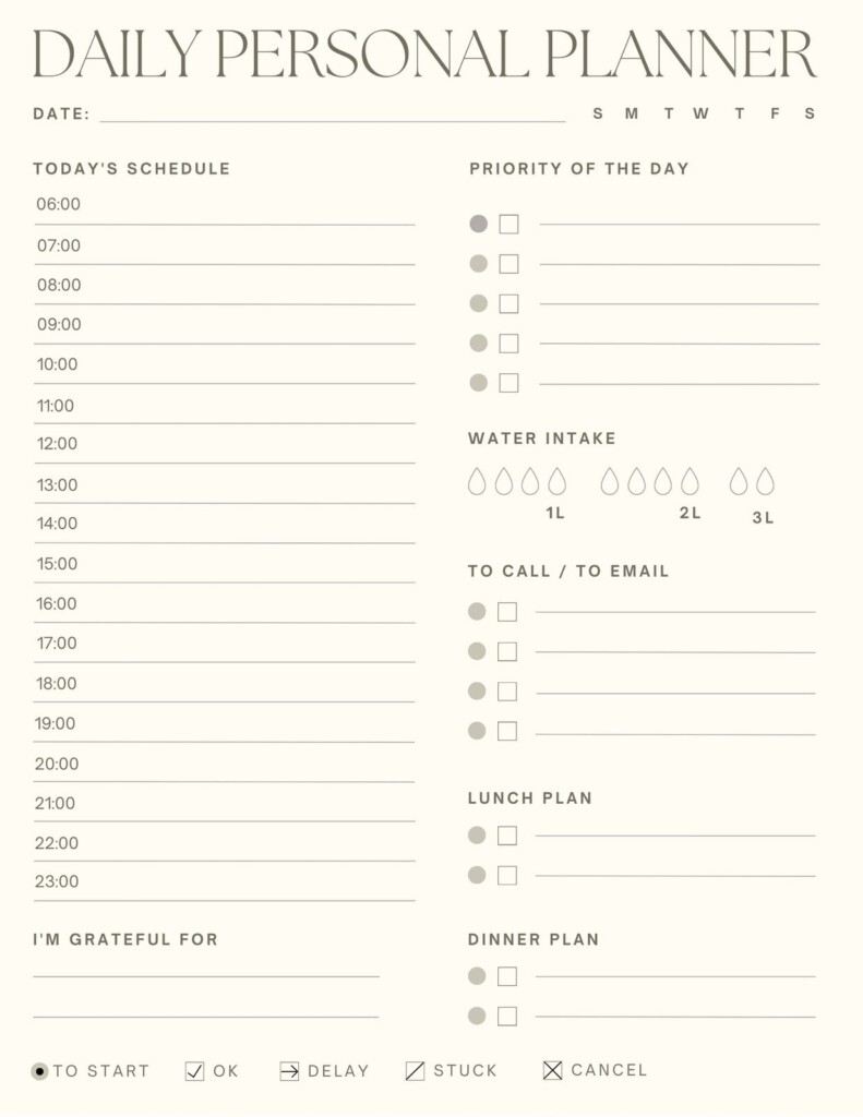 Free Printable Planner Templates To Customize Canva 51 OFF