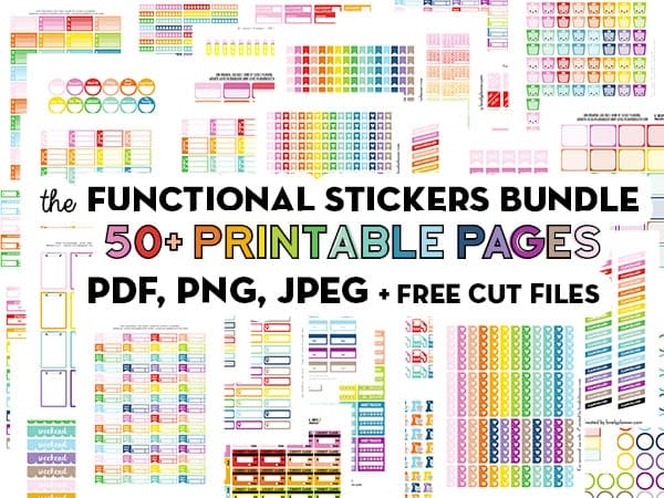 Free Printable quot Currently Reading quot Planner Stickers Lovely Planner