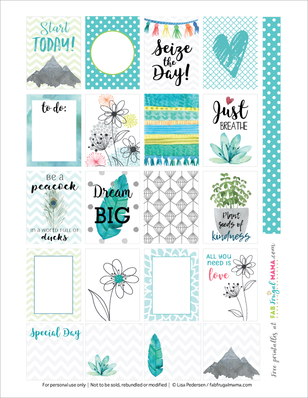 Free Printable Stickers Happy Planner Printable Online