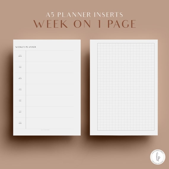 Free Printable Weekly Planner A5 Download Free Printable Weekly 