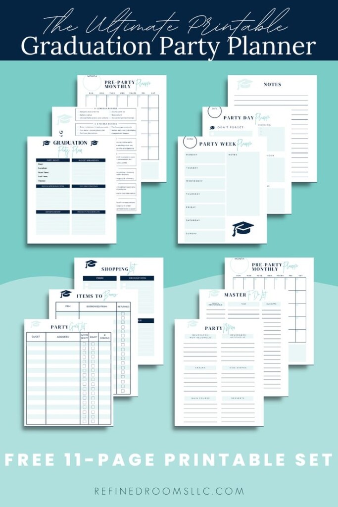 Free Ultimate Graduation Party Planning Checklist Printable Planner