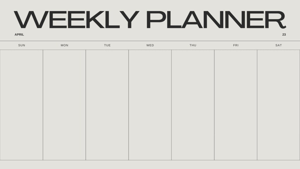 Free Weekly Planner Weekly Calendar Printable Weekly Vrogue co