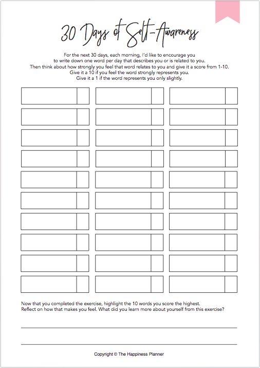 Happiness Planner Free Printables NewFreePrintable