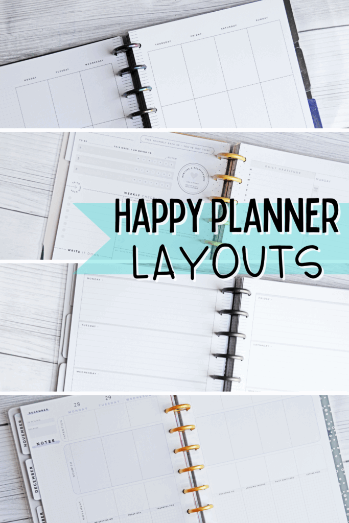 Happy Planner Disc Sizes Planning Inspired