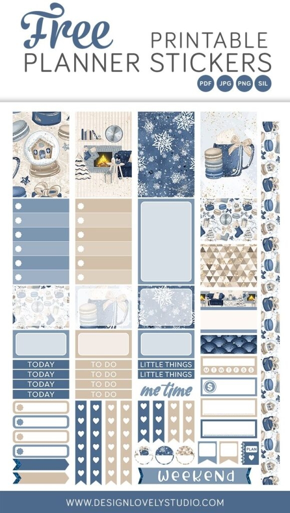 Happy Planner Free Printable Stickers Fillable Form 2025