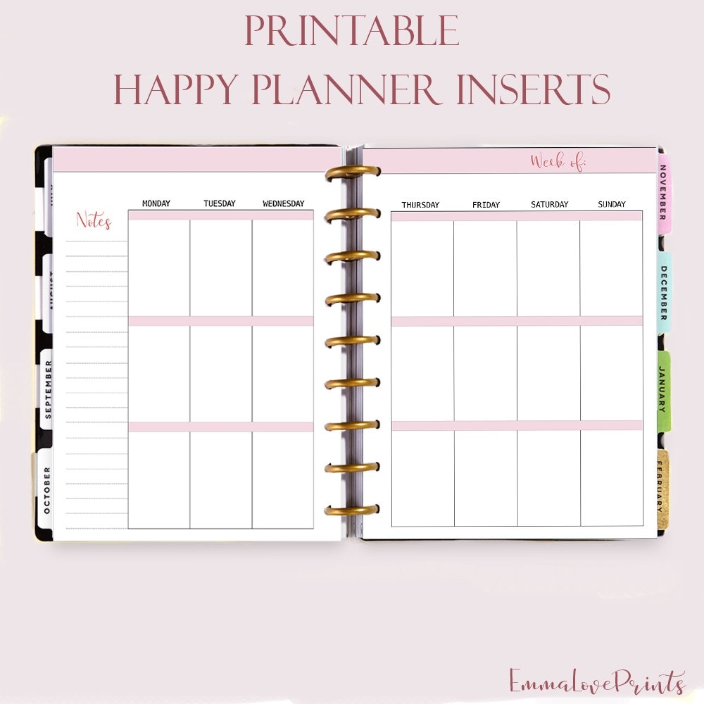 Happy Planner Free Printables Garden Lawyerholf