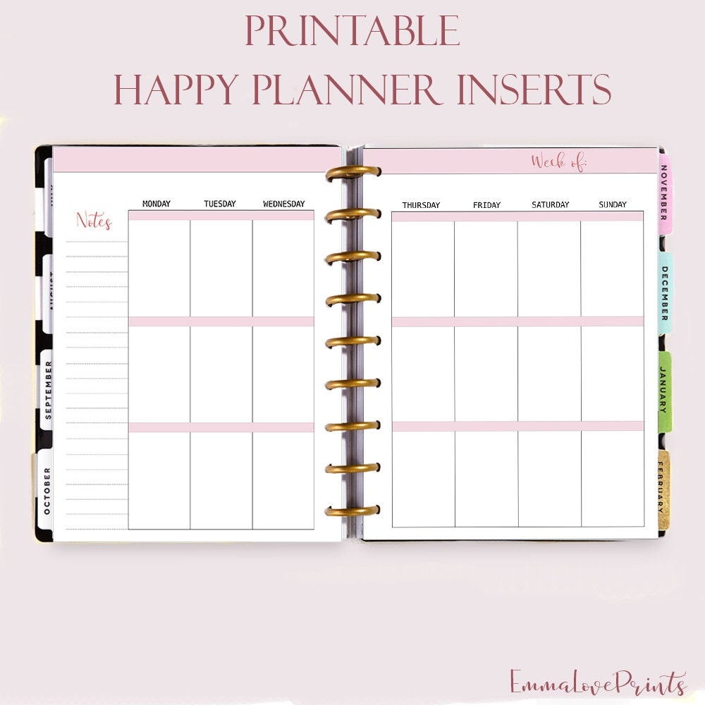 Happy Planner Free Printables Garden Lawyerholf