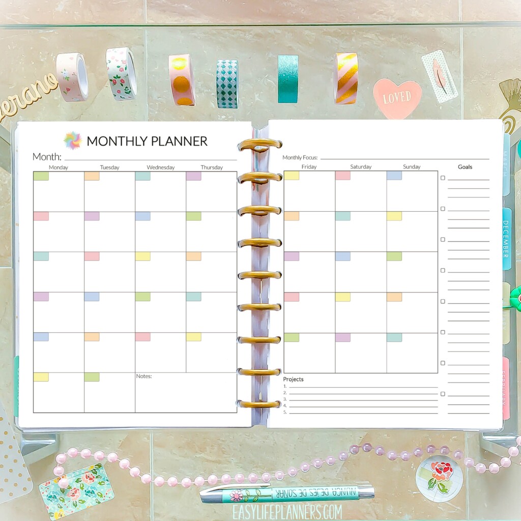 Happy Planner Printable Inserts