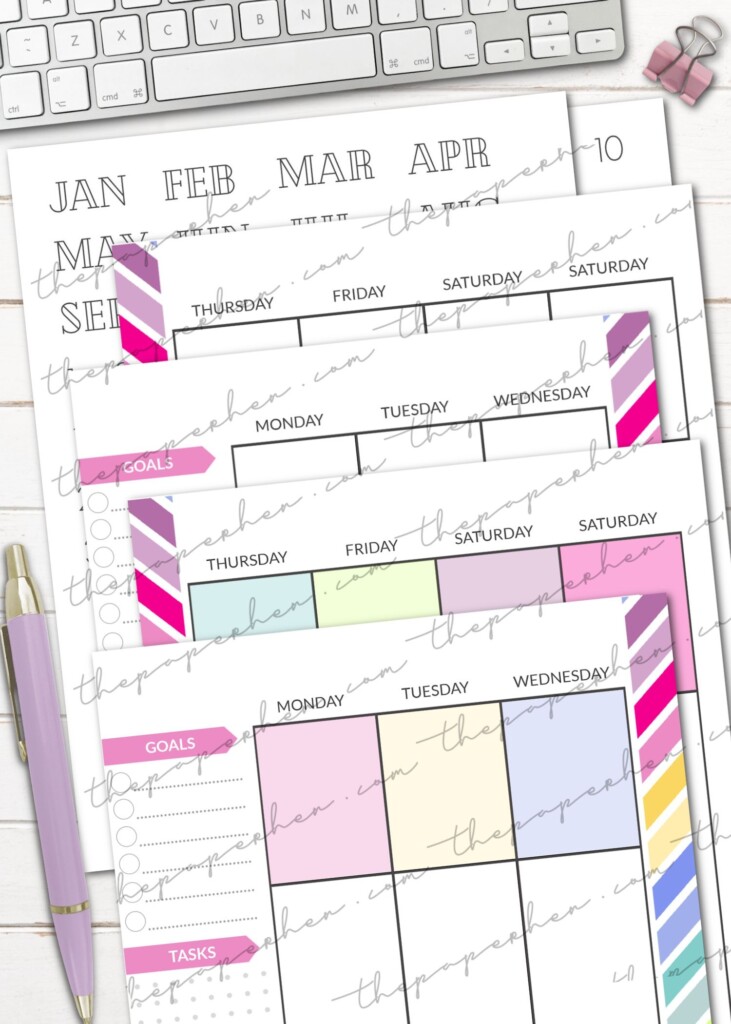 Happy Planner Printable Inserts