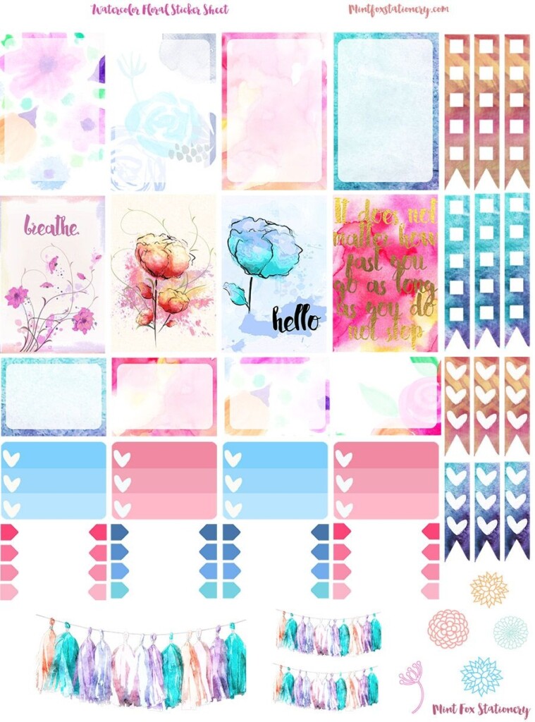 Happy Planner Sticker Printables