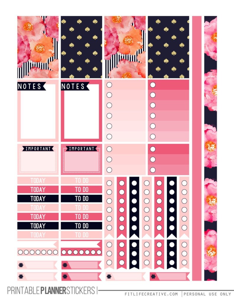 Happy Planner Sticker Printables