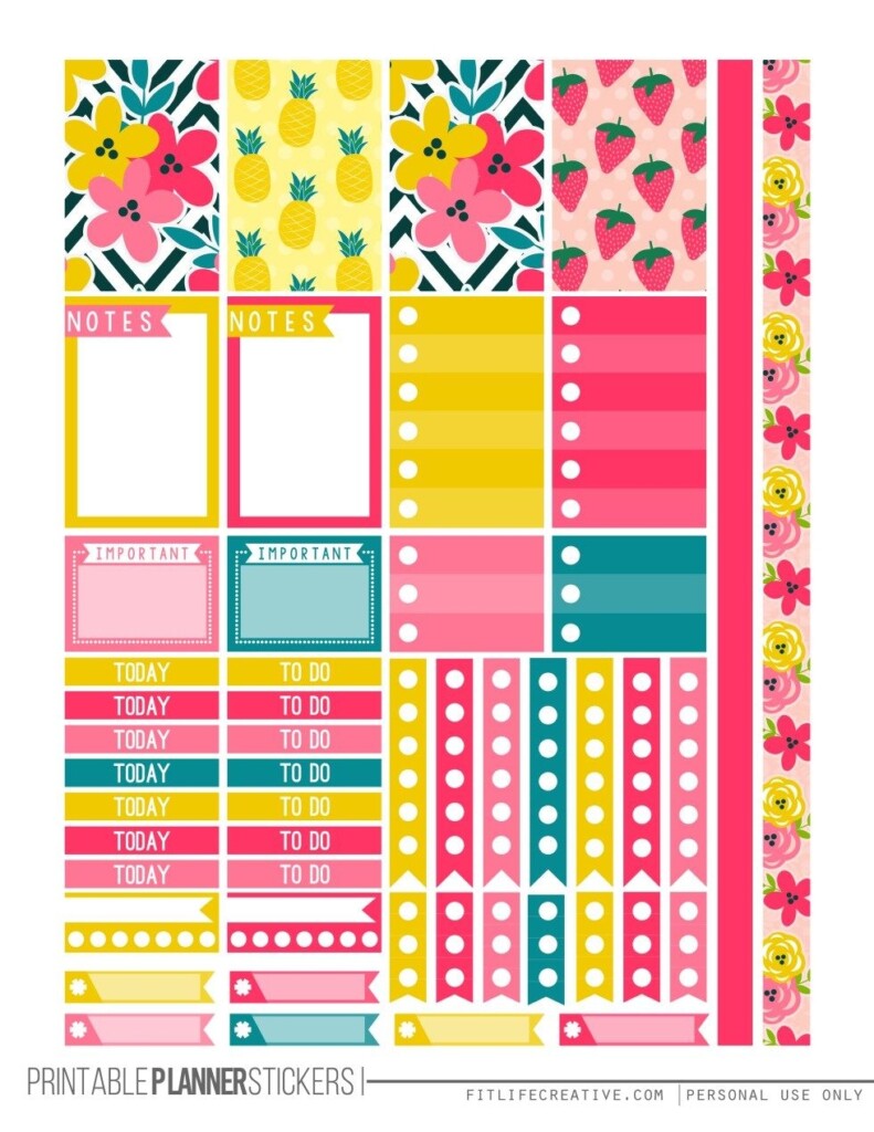 Happy Planner Stickers Printable Printable World Holiday