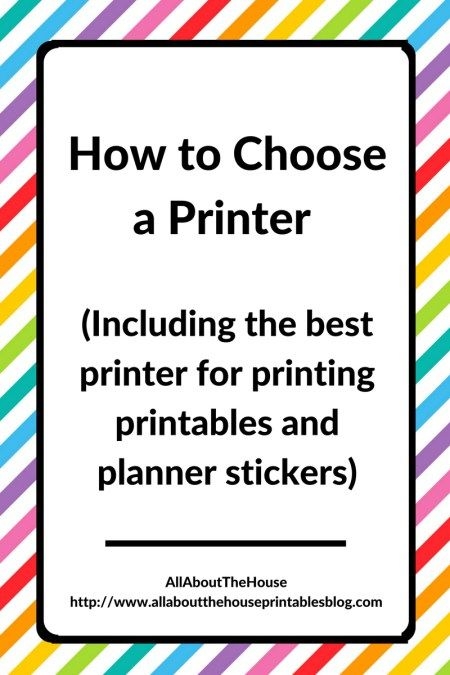 How To Choose A Printer Including The Best Printer For Printing 