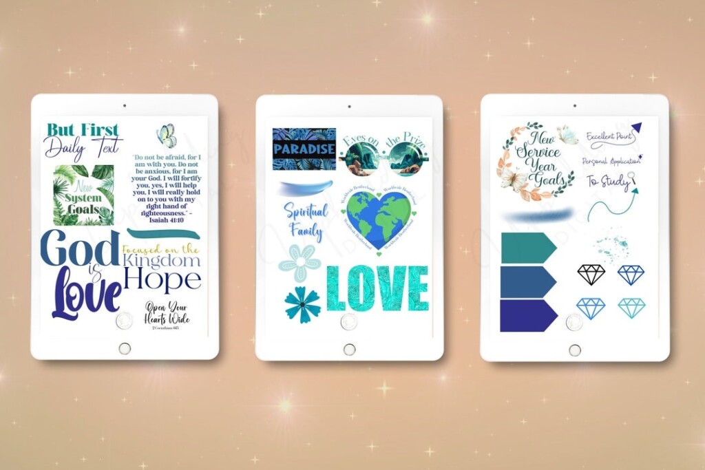 JW Bible Study Planner Stickers Etsy