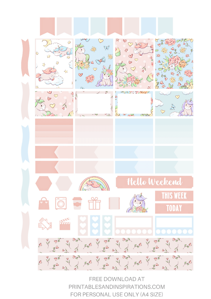 List Of Pretty Planner Stickers Free Printable Printables And