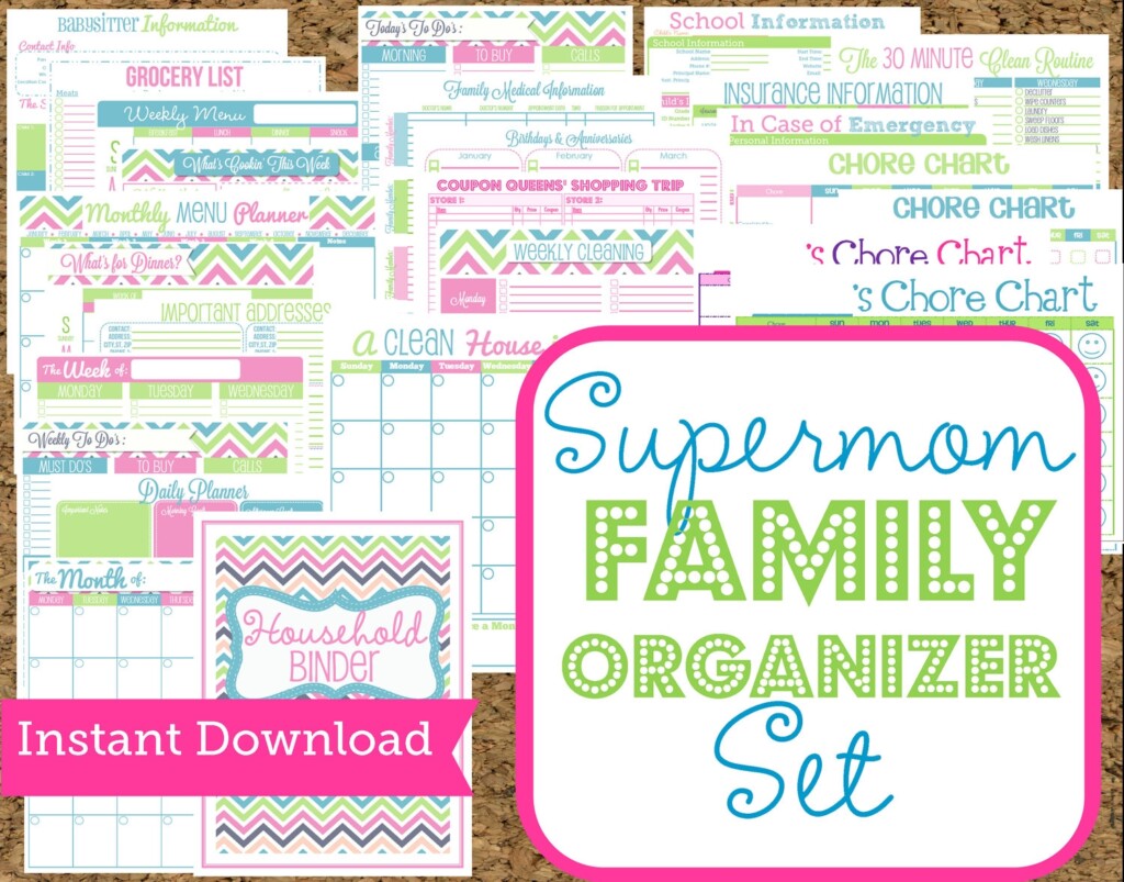 Mom Binder Printables Free