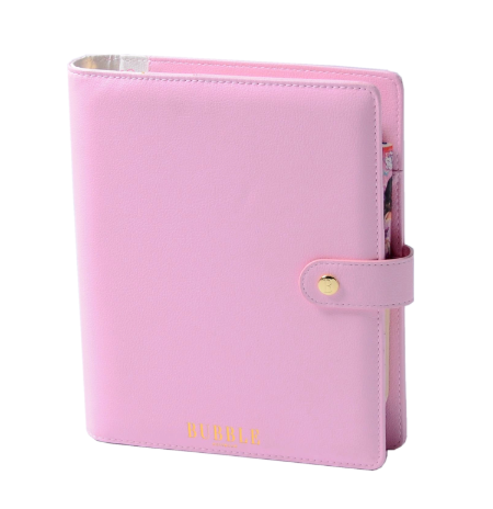 Oem 2025 A5 a4 Leather Ring Binder Planner Notebook Diary Journal 