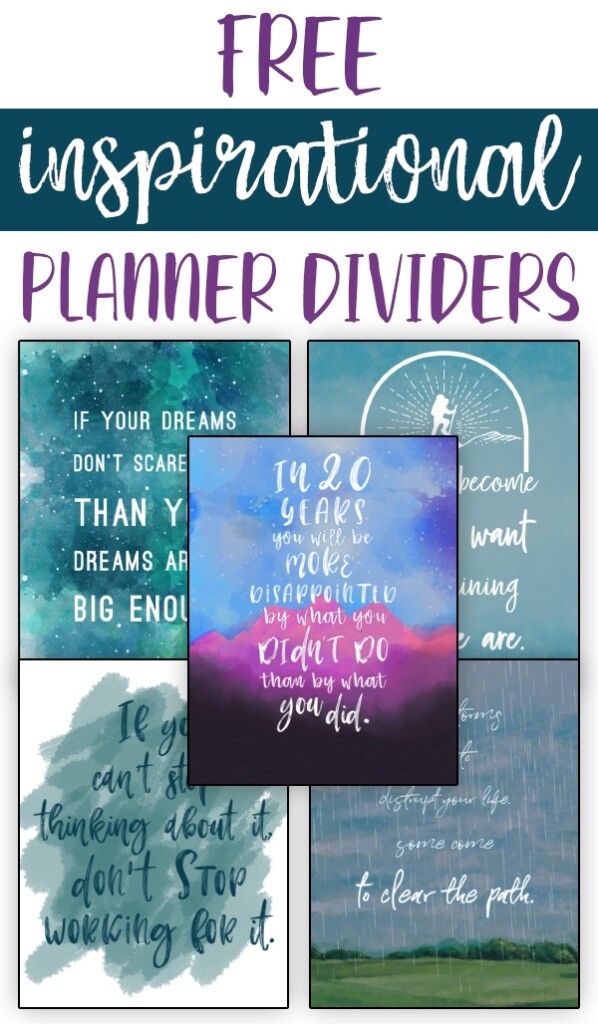 Planner Dividers Printable 1 Mom Envy