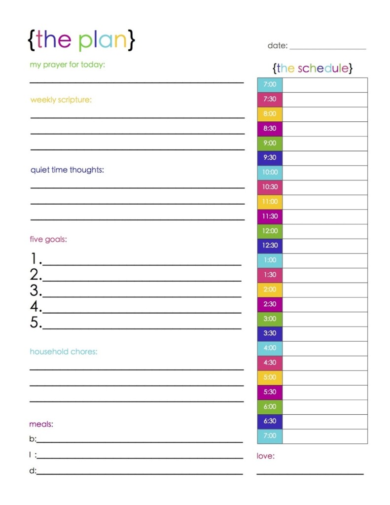 Planner Free Printable