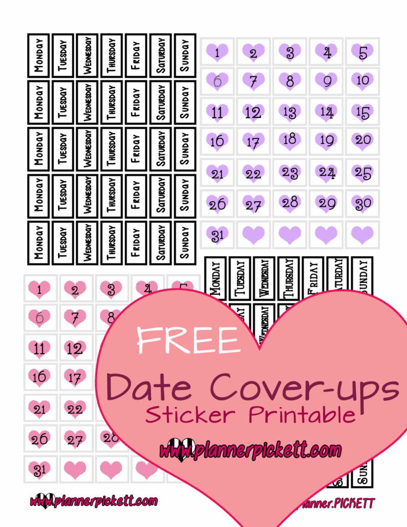 Planner Free Printable Stickers Dev onallcylinders