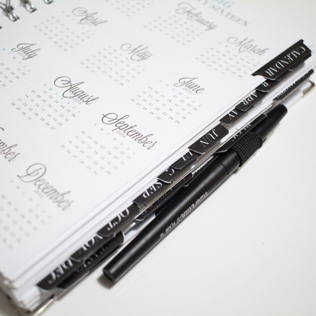 Planner Notebook Labels Printable Sticker Tabs The Charmed Shop